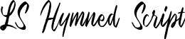 LS Hymned Script font - Hymend Script.otf