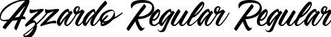 Azzardo Regular Regular font - Free Adelaide.ttf