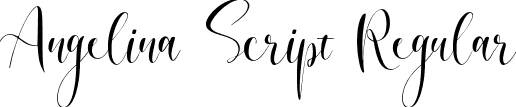 Angelina Script Regular font - Angelina.otf