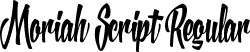 Moriah Script Regular font - Moriah_Script.ttf