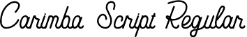 Carimba Script Regular font - Carimba Script.ttf