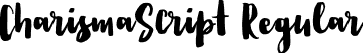 CharismaScript Regular font - CharismaScript.otf