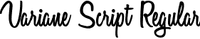 Variane Script Regular font - Variane Script.ttf