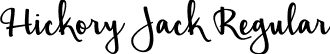Hickory Jack Regular font - Hickory Jack.ttf