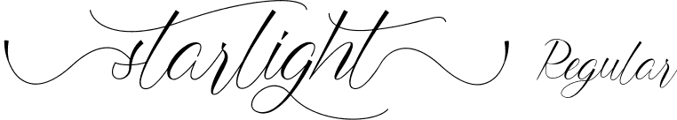 starlight Regular font - Starlight.otf