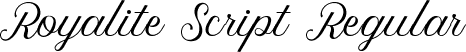 Royalite Script Regular font - Royalite Script.ttf