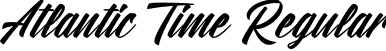 Atlantic Time Regular font - Atlantic_Time.otf