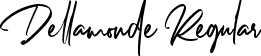 Dellamonde Regular font - Dellamonde.otf