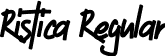 Ristica Regular font - Ristica Font.otf