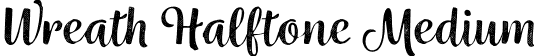 Wreath Halftone Medium font - insigne - Wreath Halftone Medium.otf