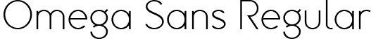 Omega Sans Regular font - Omega+Sans+Regular.ttf