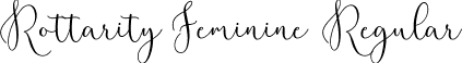 Rottarity Feminine Regular font - Rottarity Demo.ttf