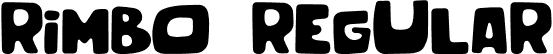 Rimbo Regular font - Rimbo-Regular.otf