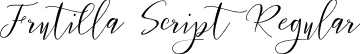 Frutilla Script Regular font - Frutilla Script.otf