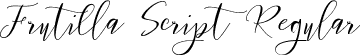 Frutilla Script Regular font - Frutilla Script.ttf