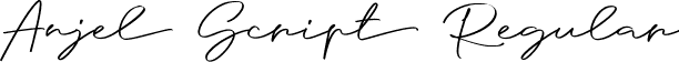 Anjel Script Regular font - Anjel Signature For Personal Use.ttf