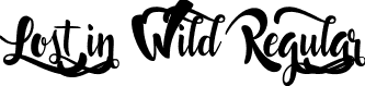 Lost in Wild Regular font - Lost in Wild.ttf