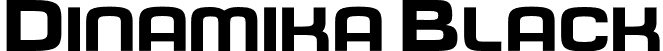 Dinamika Black font - DinamikaBlack-rjm9.otf