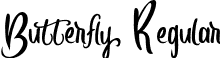 Butterfly Regular font - Butterfly.ttf