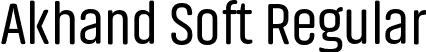 Akhand Soft Regular font - Indian Type Foundry - AkhandSoft-Regular.otf