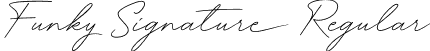 Funky Signature Regular font - FunkySignature-Zmgz.otf