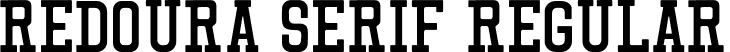 Redoura Serif Regular font - Redoura Serif.otf