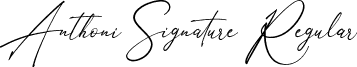 Anthoni Signature Regular font - AnthoniSignature.ttf