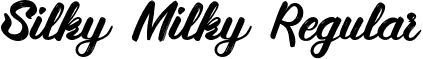 Silky Milky Regular font - Silky&Milky-Regular.otf