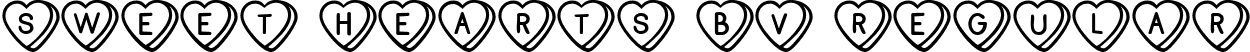 Sweet Hearts BV Regular font - SWEEHB__.TTF