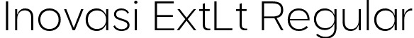 Inovasi ExtLt Regular font - Inovasi Extralight.otf