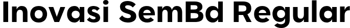 Inovasi SemBd Regular font - Inovasi Semibold.otf