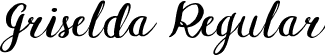 Griselda Regular font - Griselda-Regular.ttf