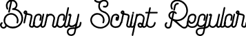 Brandy Script Regular font - BrandyScript-DvKm.otf