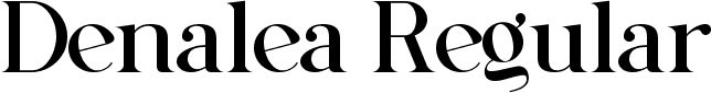 Denalea Regular font - Denalea.otf