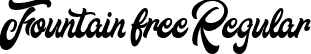 Fountain free Regular font - Fountain free-Regular.ttf