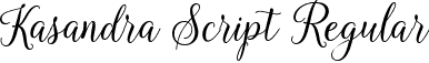 Kasandra Script Regular font - Kasandra Script.ttf