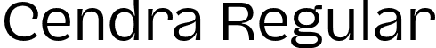 Cendra Regular font - Cendra-Regular.otf