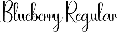 Blueberry Regular font - Blueberry.otf