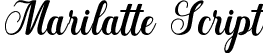 Marilatte Script font - Marilatte.ttf