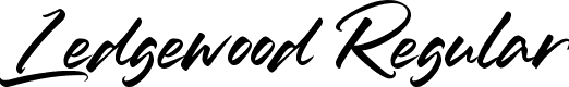 Ledgewood Regular font - Ledgewood.ttf