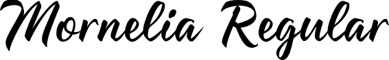 Mornelia Regular font - Mornelia.otf