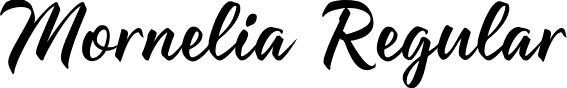 Mornelia Regular font - Mornelia.ttf