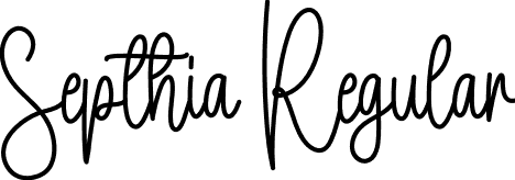 Septhia Regular font - Septhia.otf