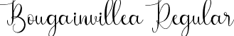 Bougainvillea Regular font - Bougainvillea.ttf