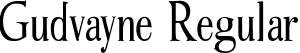 Gudvayne Regular font - GudvayneRegular-YZmy.otf