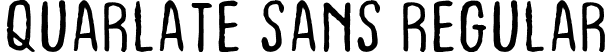 Quarlate Sans Regular font - Quarlate Sans.ttf