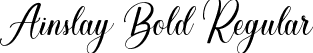 Ainslay Bold Regular font - Ainslay Bold.ttf