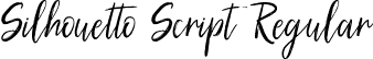 Silhouetto Script Regular font - Silhouetto-Script.ttf