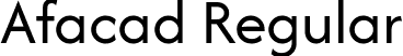 Afacad Regular font - Afacad-Regular.ttf