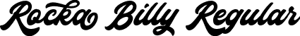 Rocka Billy Regular font - Rocka & Billy (Demo Version).otf
